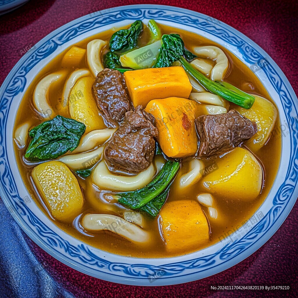 土豆牛腩烏冬面