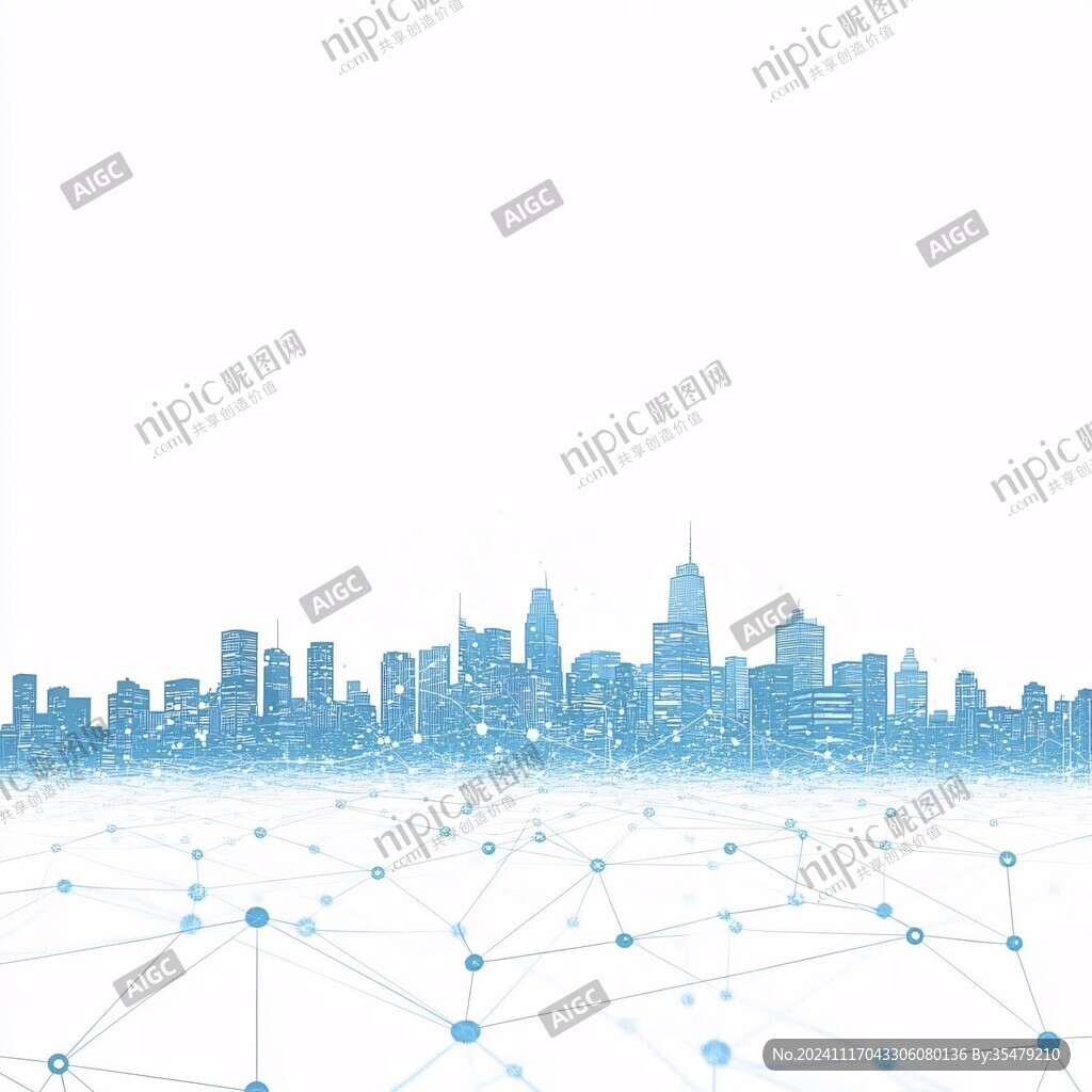 科技背景智慧城市