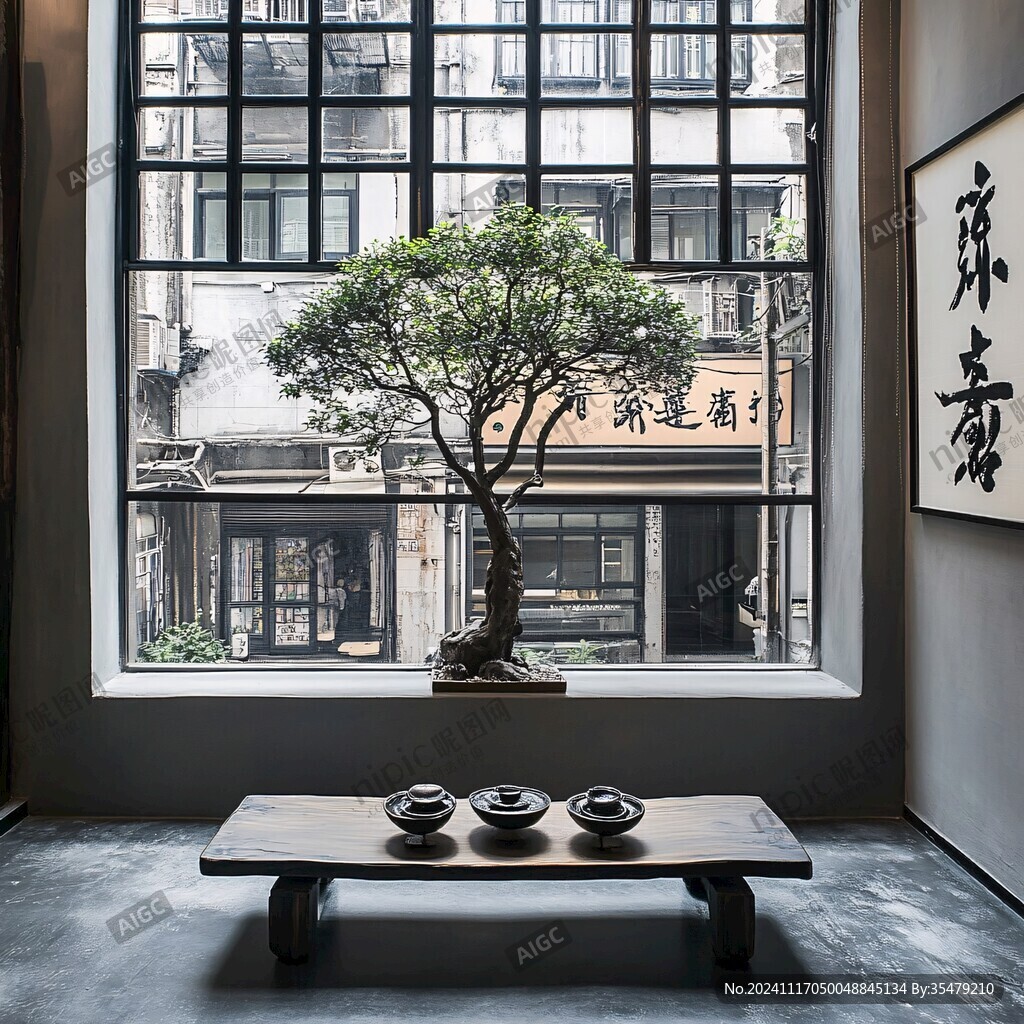 茶樓櫥窗