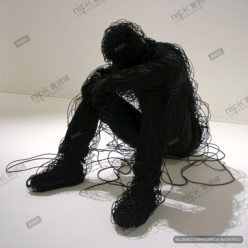 鐵絲人藝術品