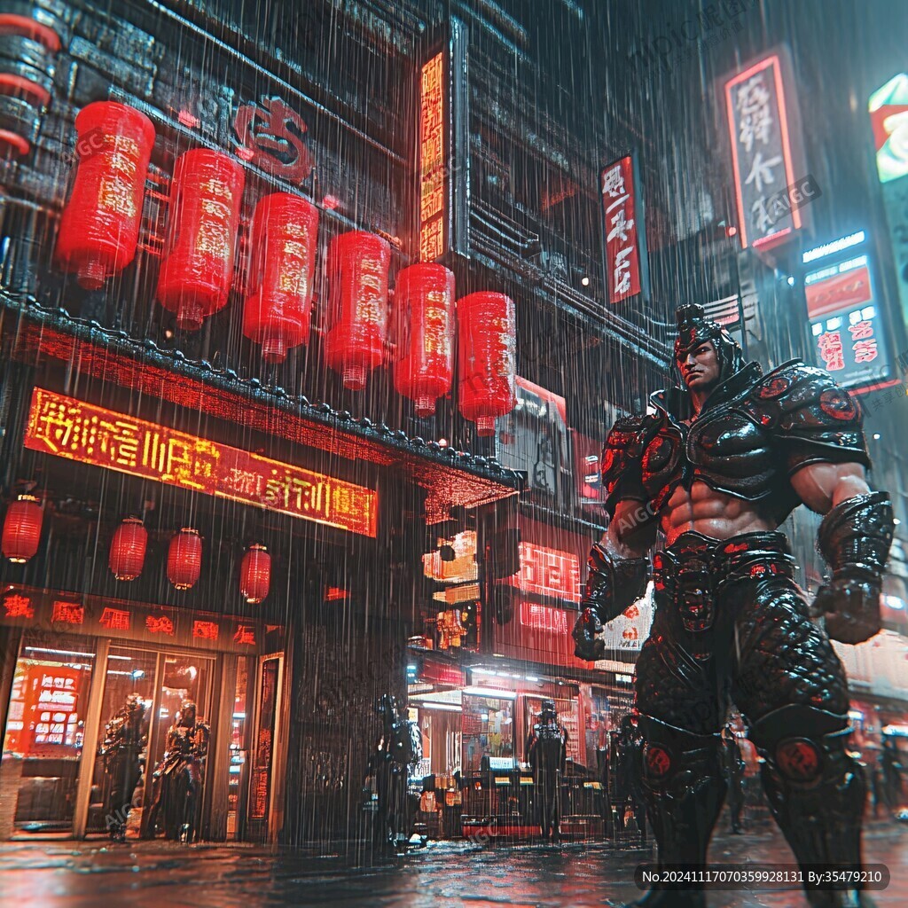 雨中天街