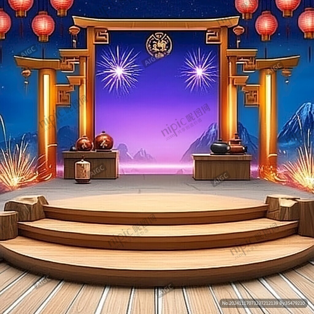 古風(fēng)游戲舞臺(tái)