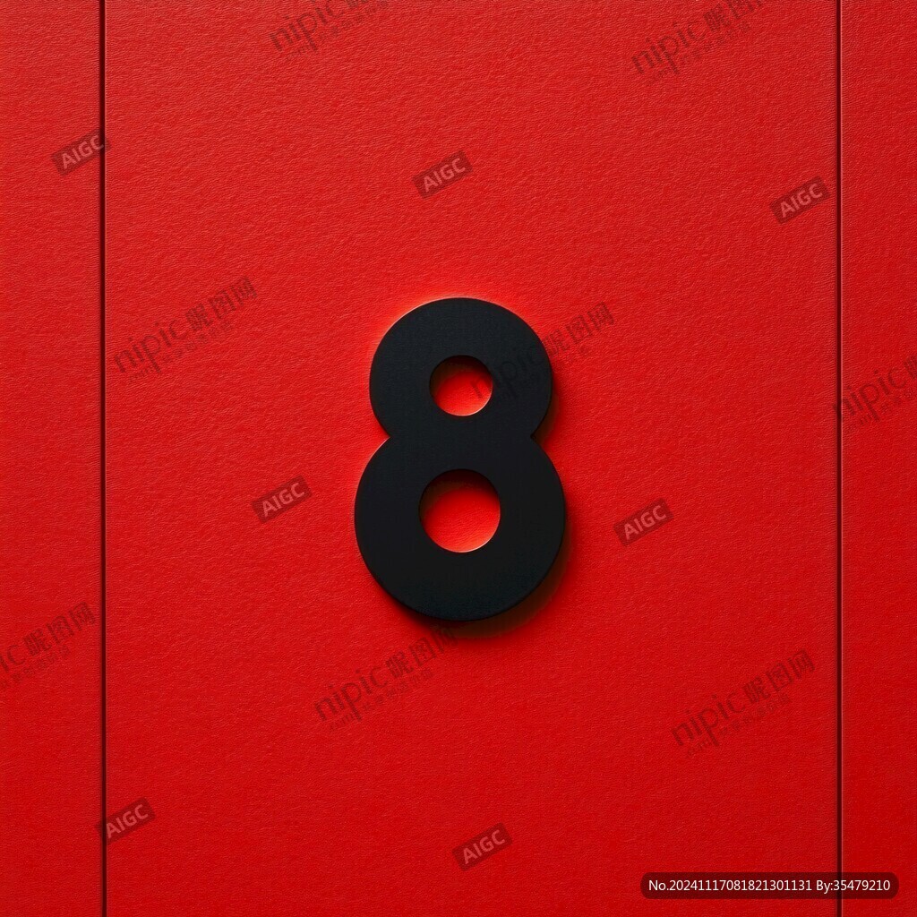 簡約數字8