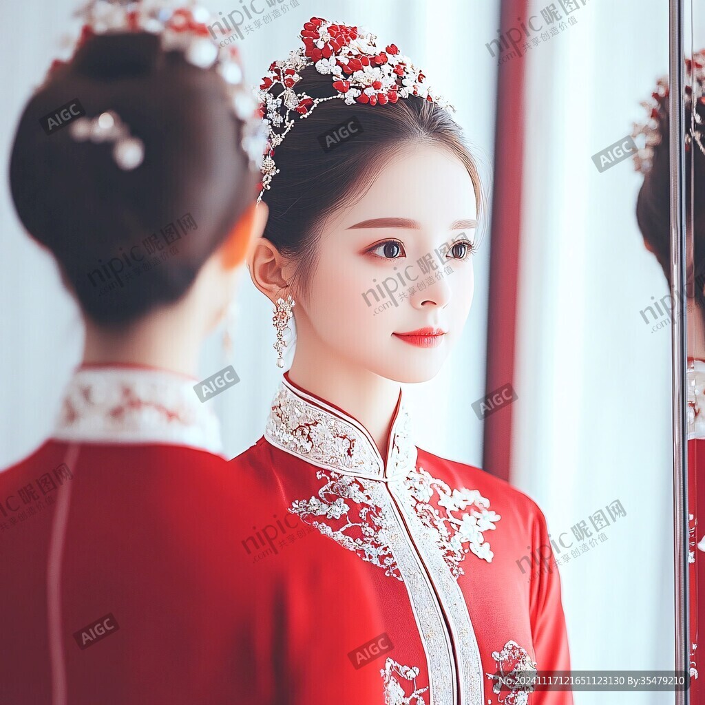秀禾服頭飾