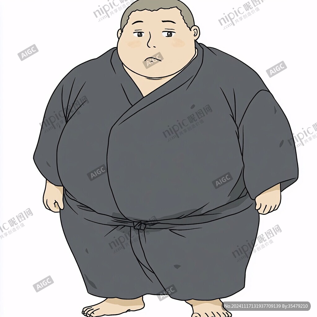 相撲卡通形象