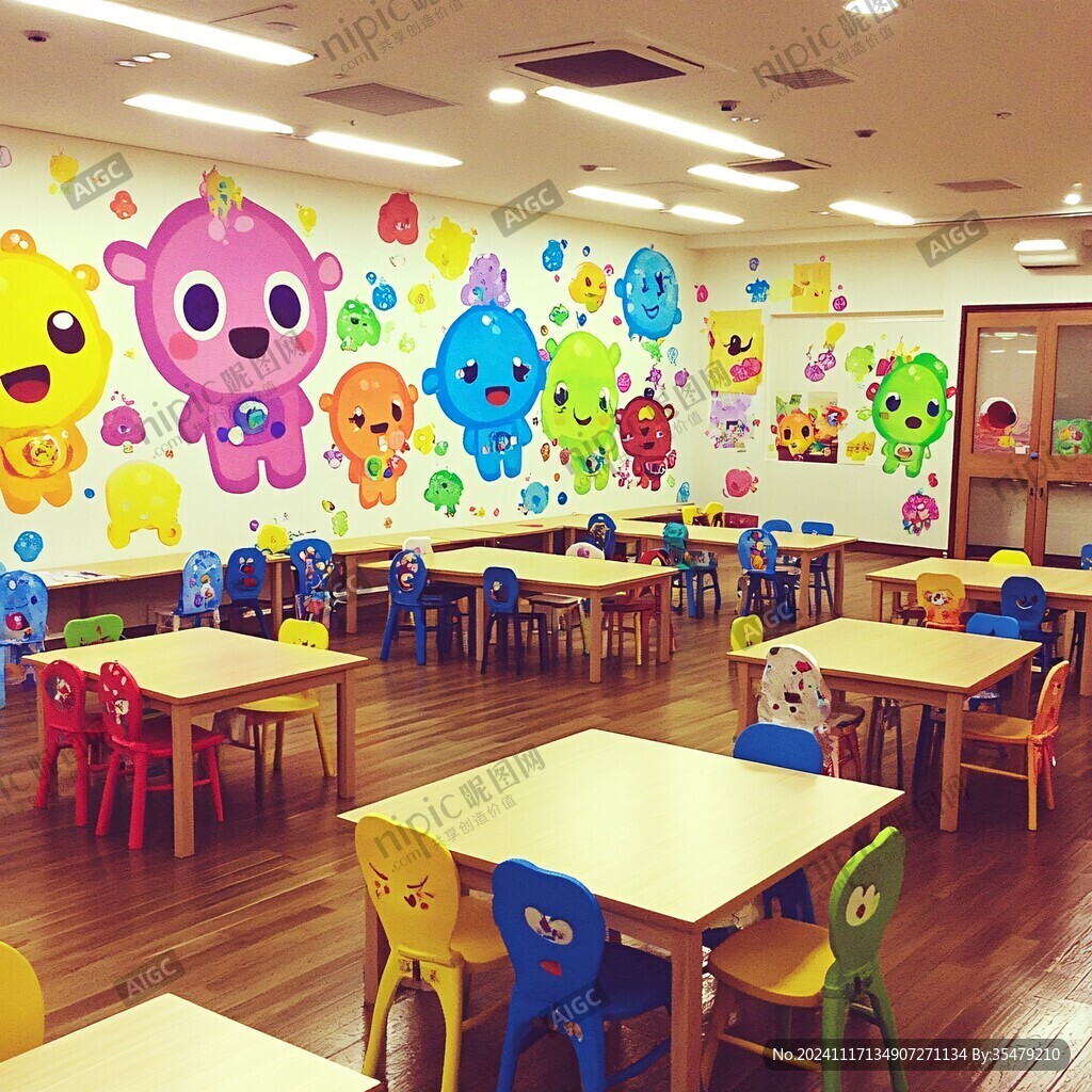 幼兒培訓機構墻面