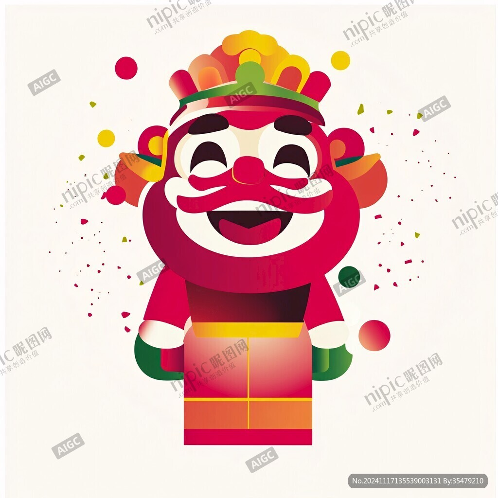 小丑人物插畫