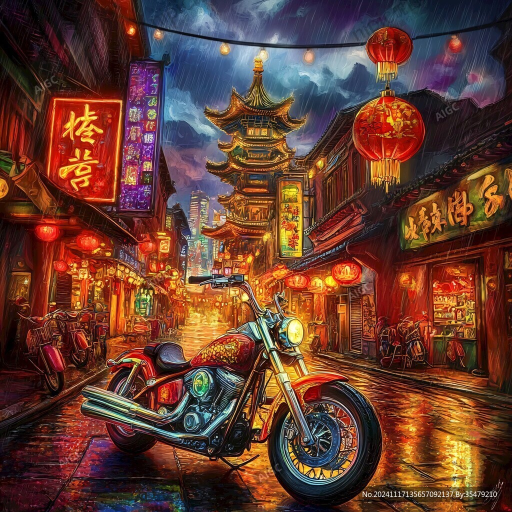 廟街插畫