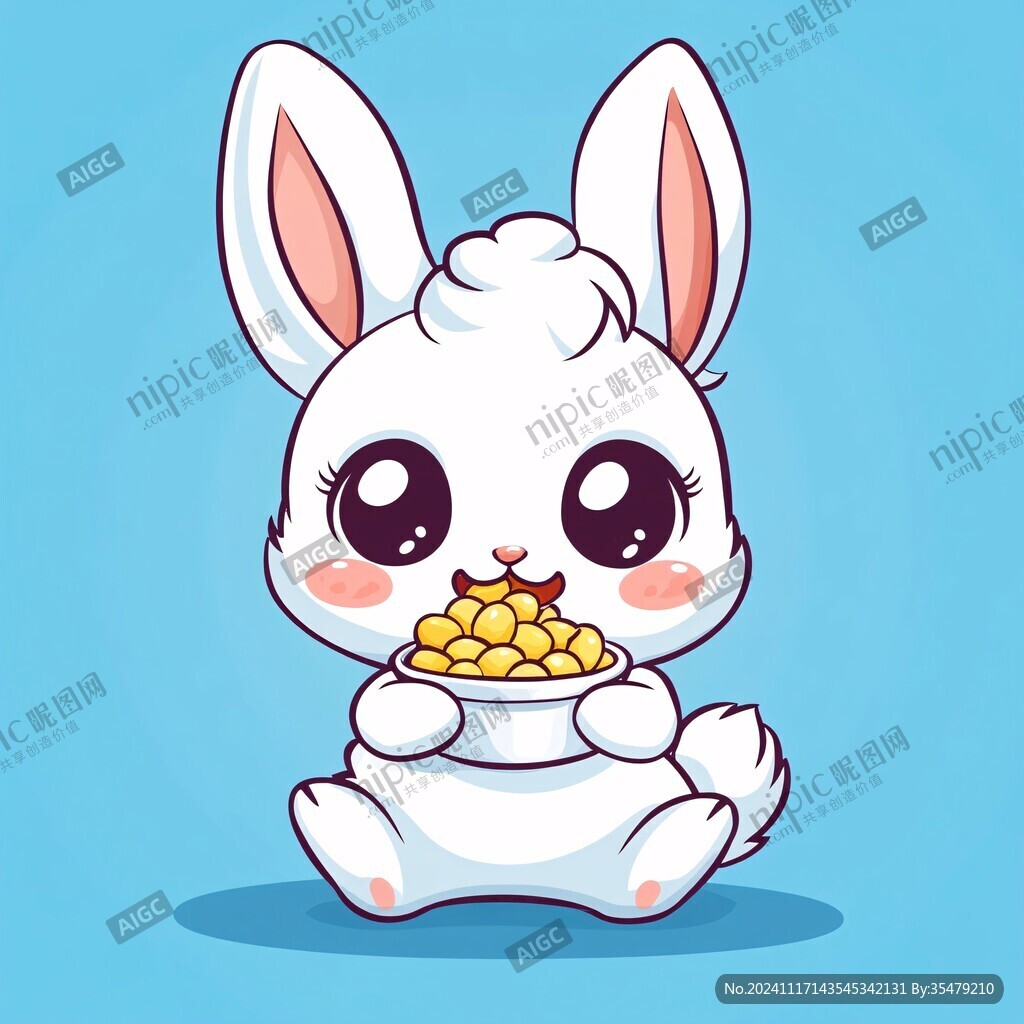原創卡通小白兔