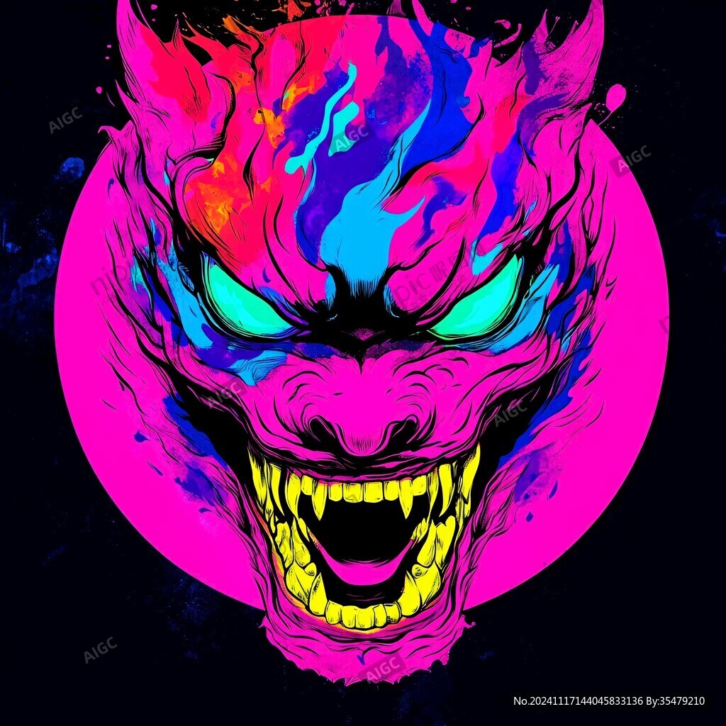醒獅潮流插畫