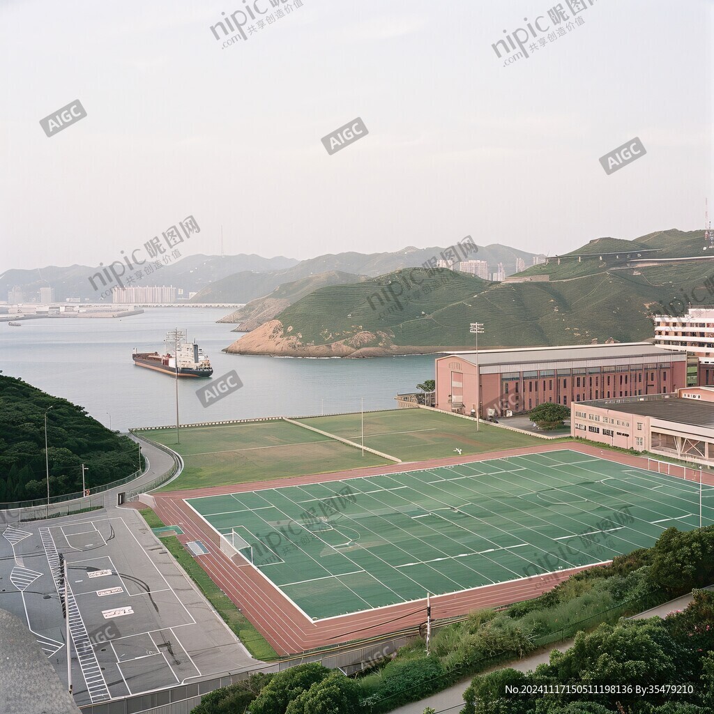 教學(xué)樓海邊