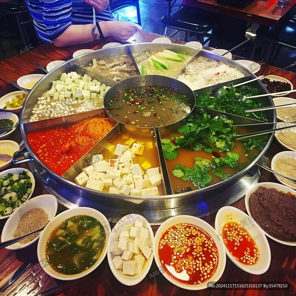 九宮格火鍋大合照