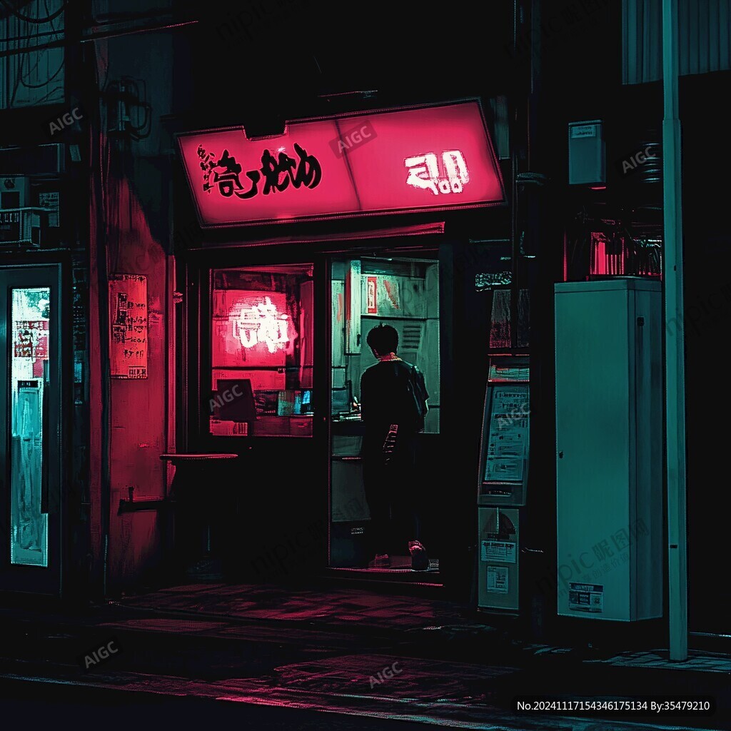 夜景便利店