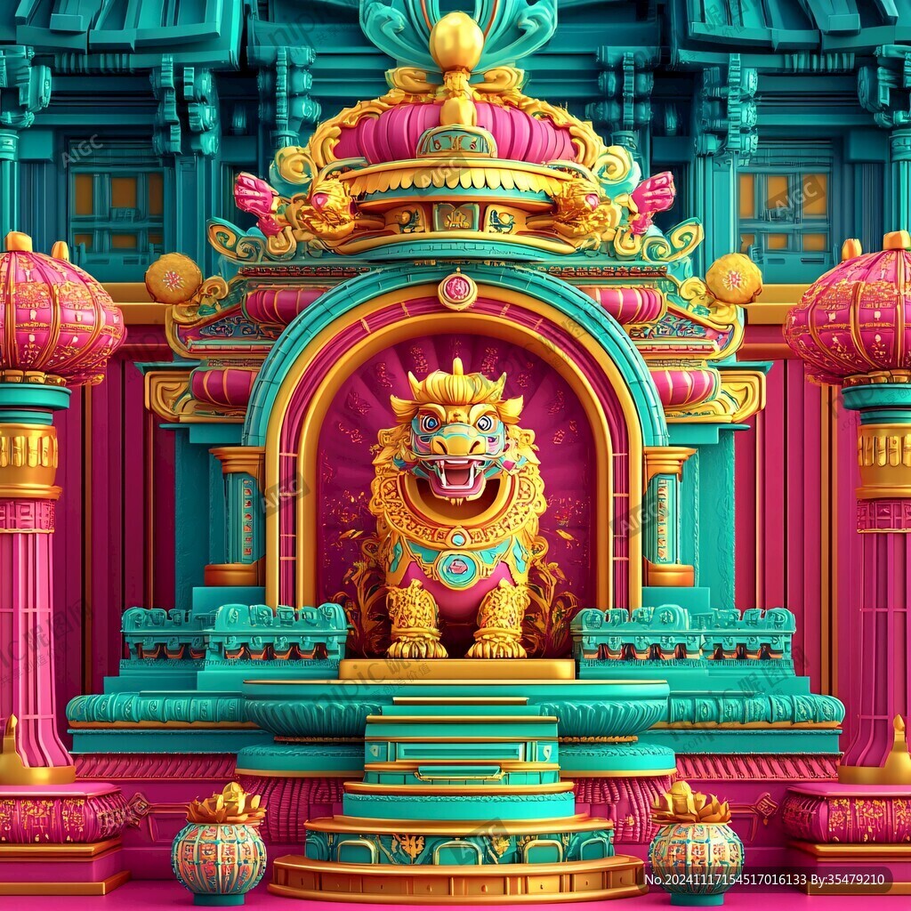 三維國潮老虎