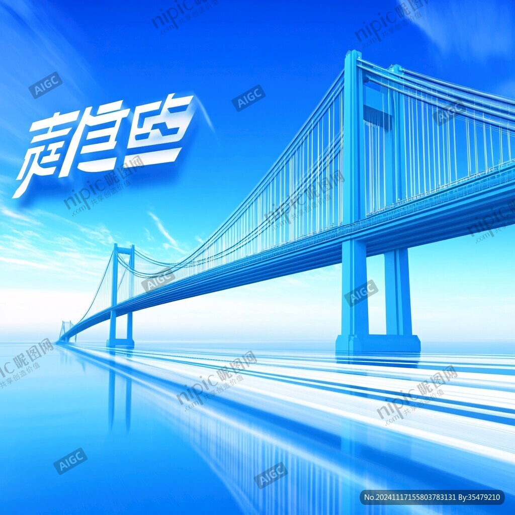 夢想起航藍色背景