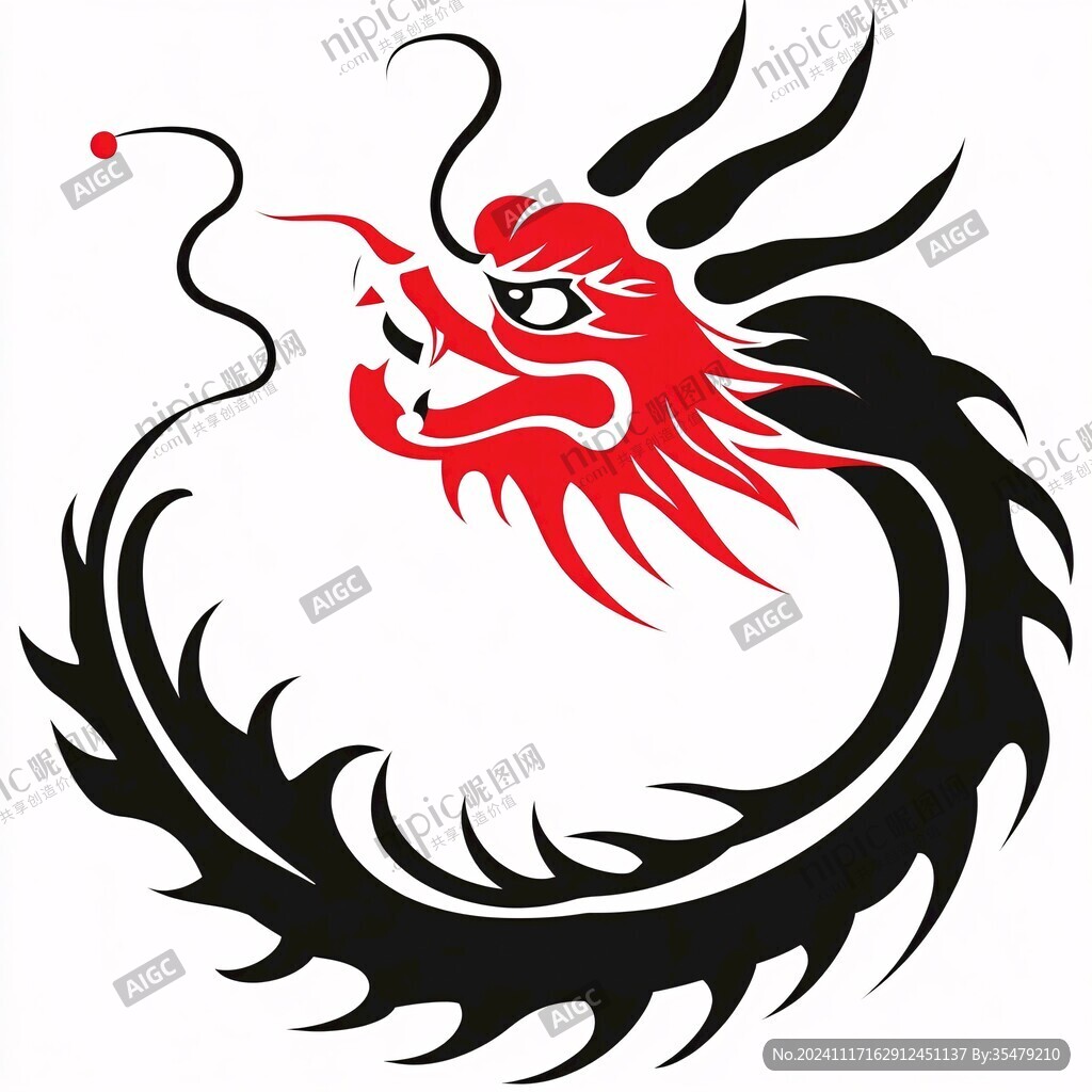 龍頭圖案設(shè)計