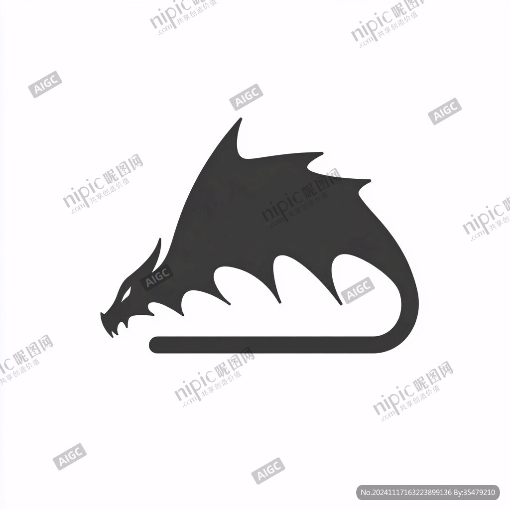 極簡龍logo