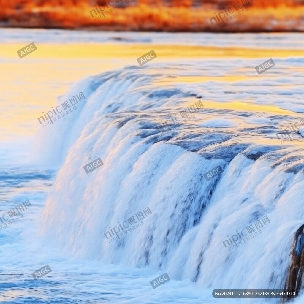 奔騰的黃河水