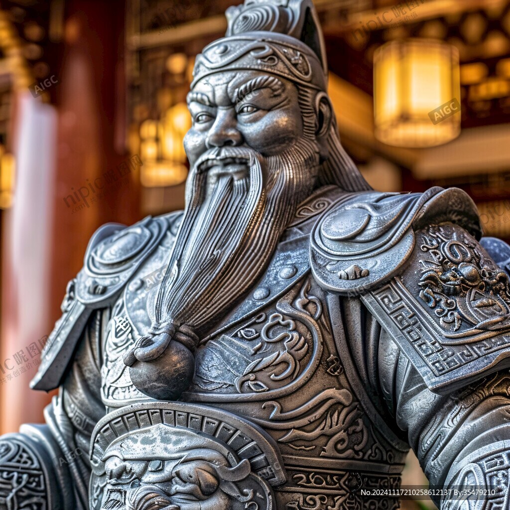 黃忠雕塑