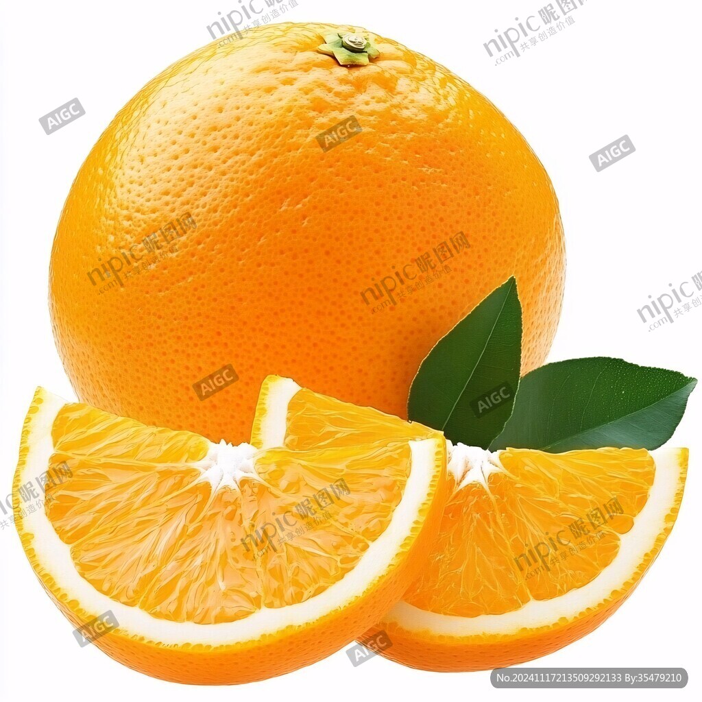 臍橙白底主圖