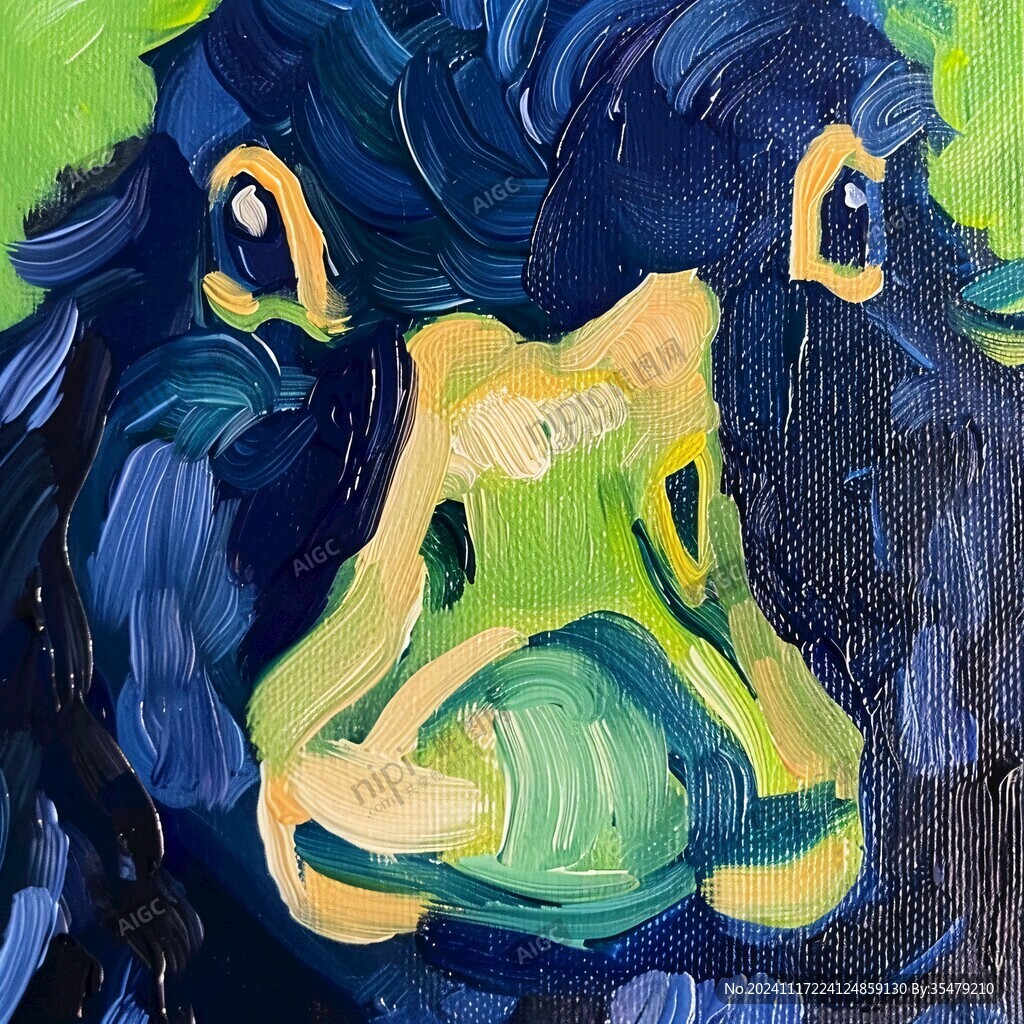 馬頭油畫