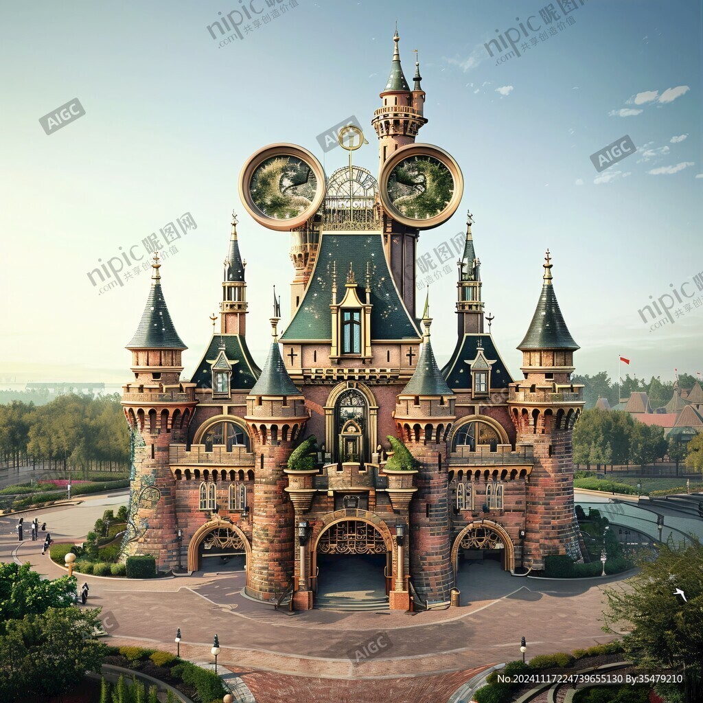 迪士尼建筑設計