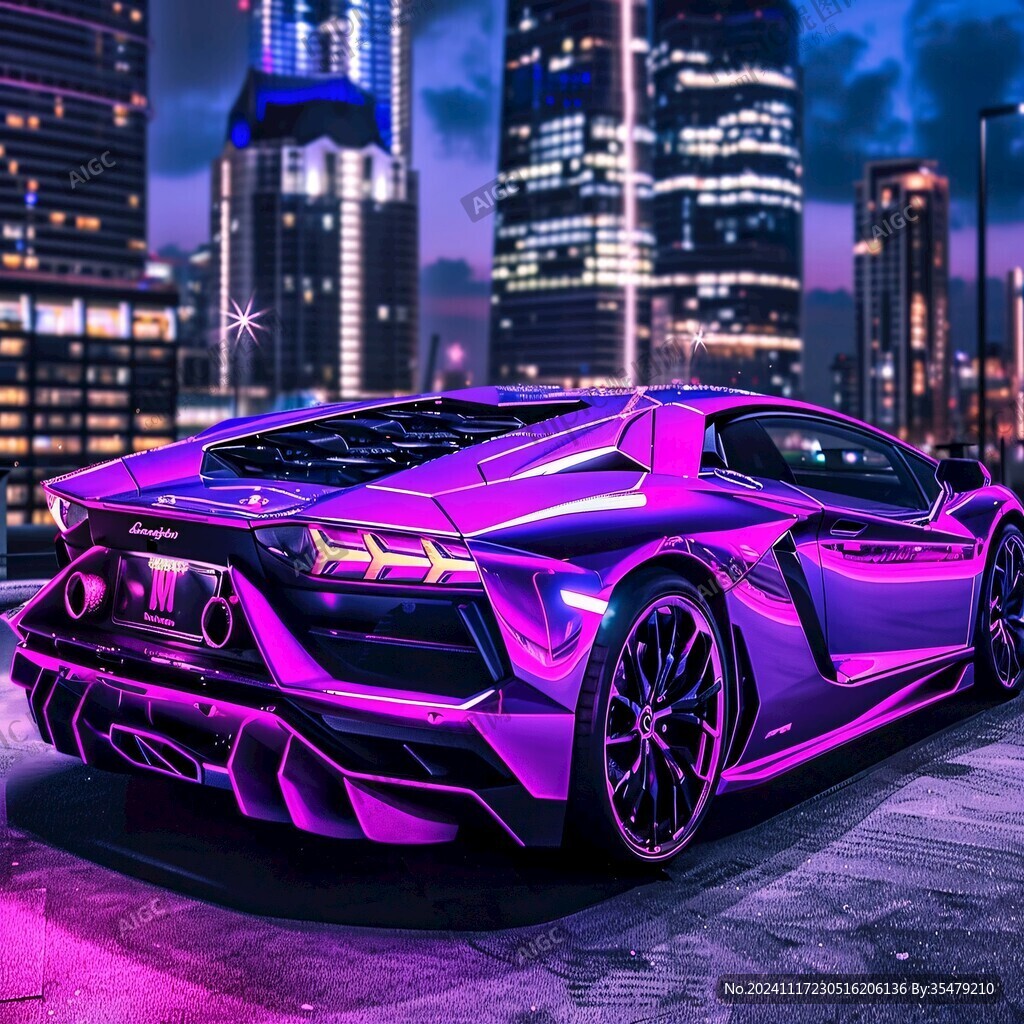 發光的車酷炫車