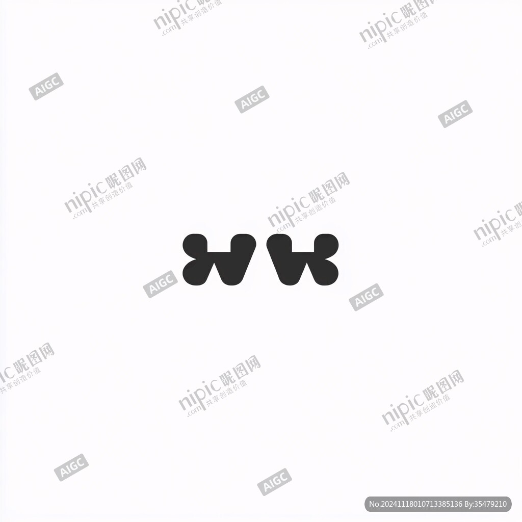 簡約字母w