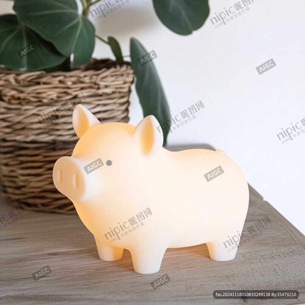 小豬陶瓷擺件