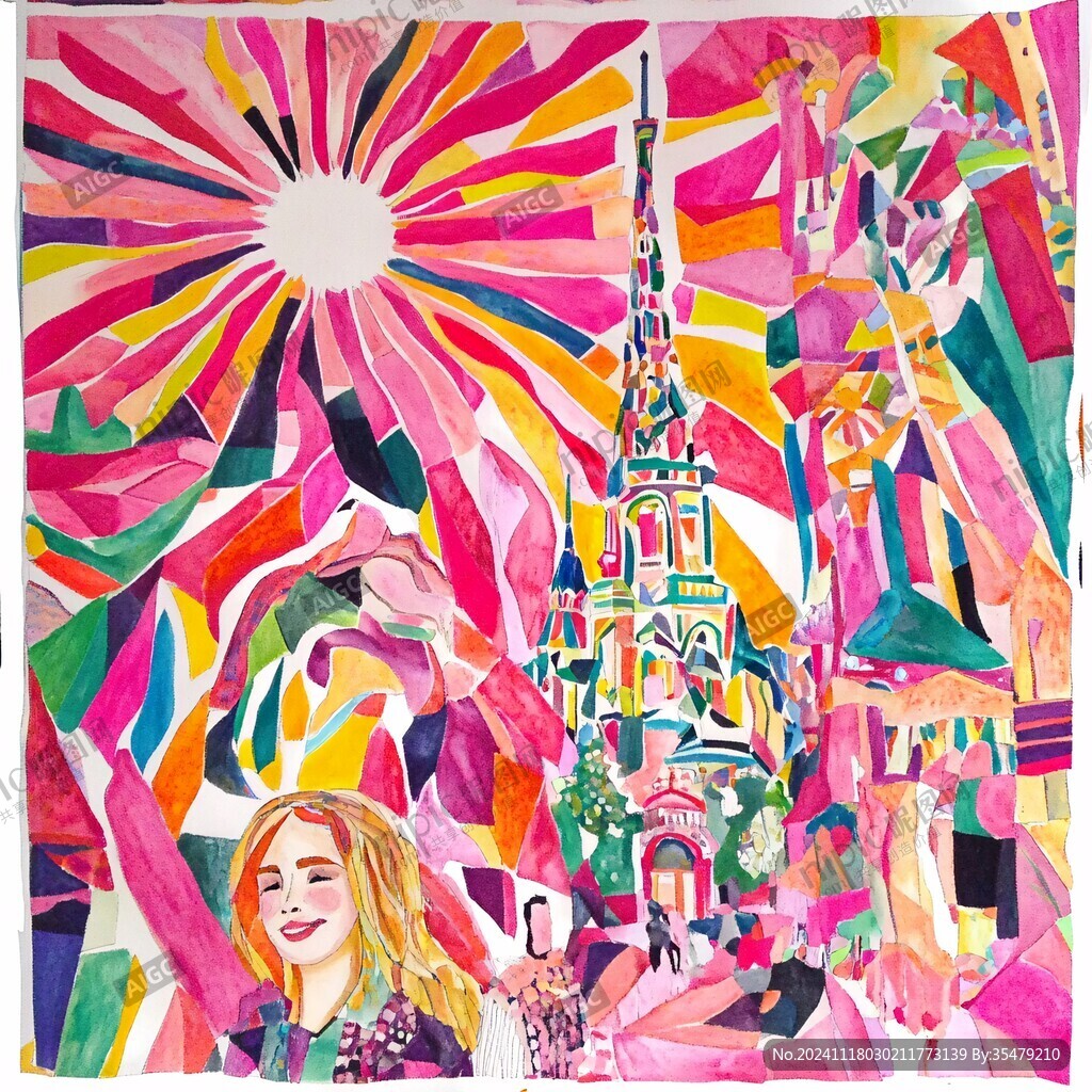 莫斯科旅游宣傳插畫
