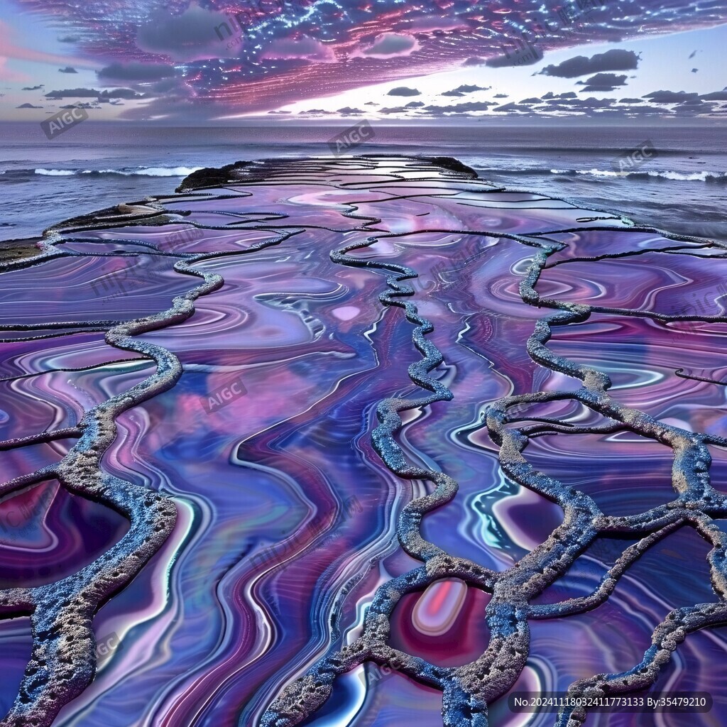 幻彩藝術山水風景