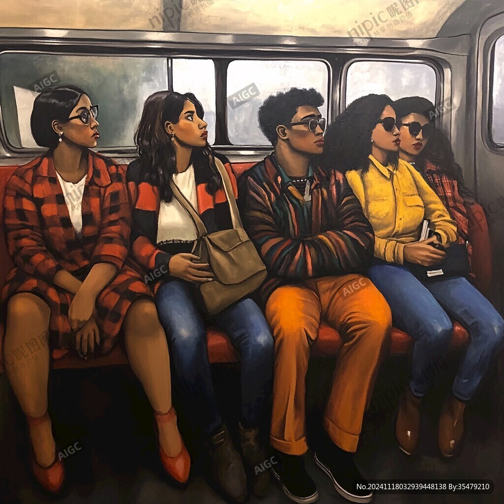 地鐵等車的人