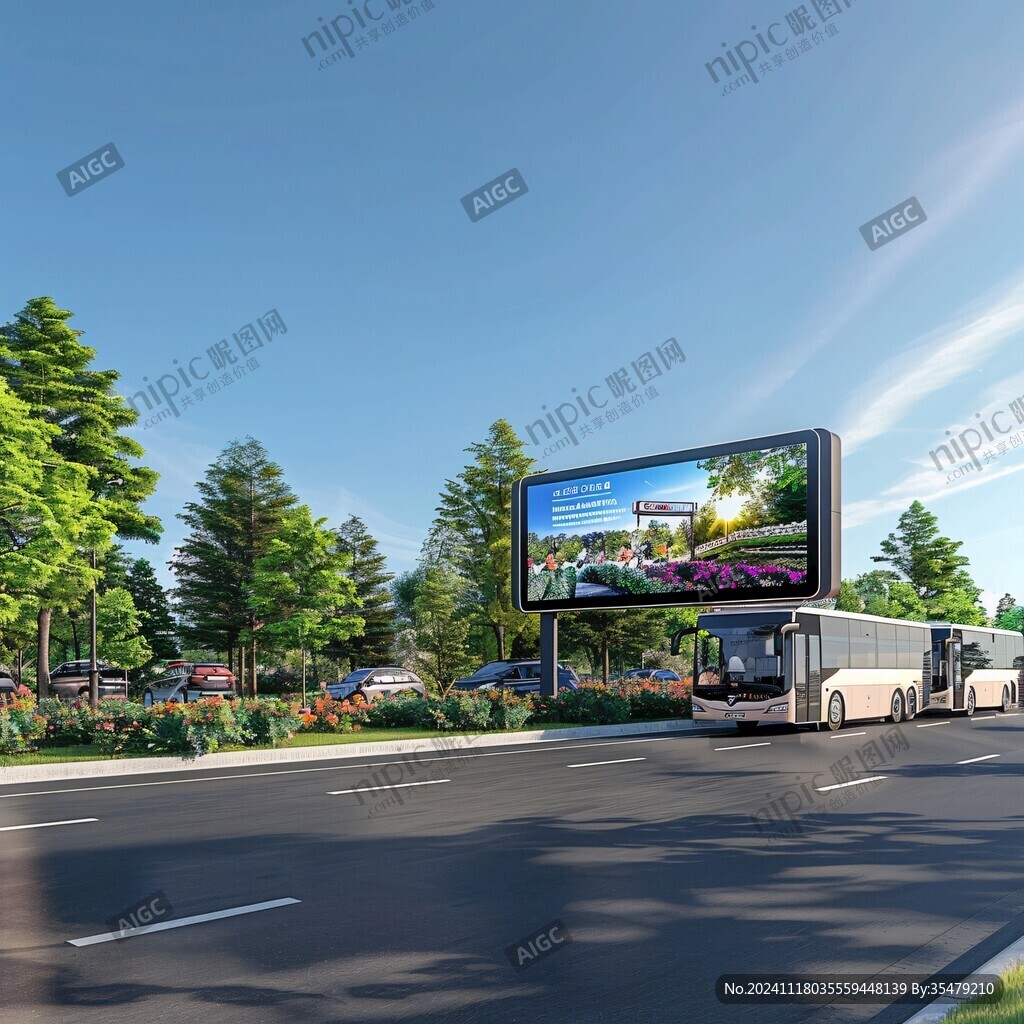 候車亭效果圖