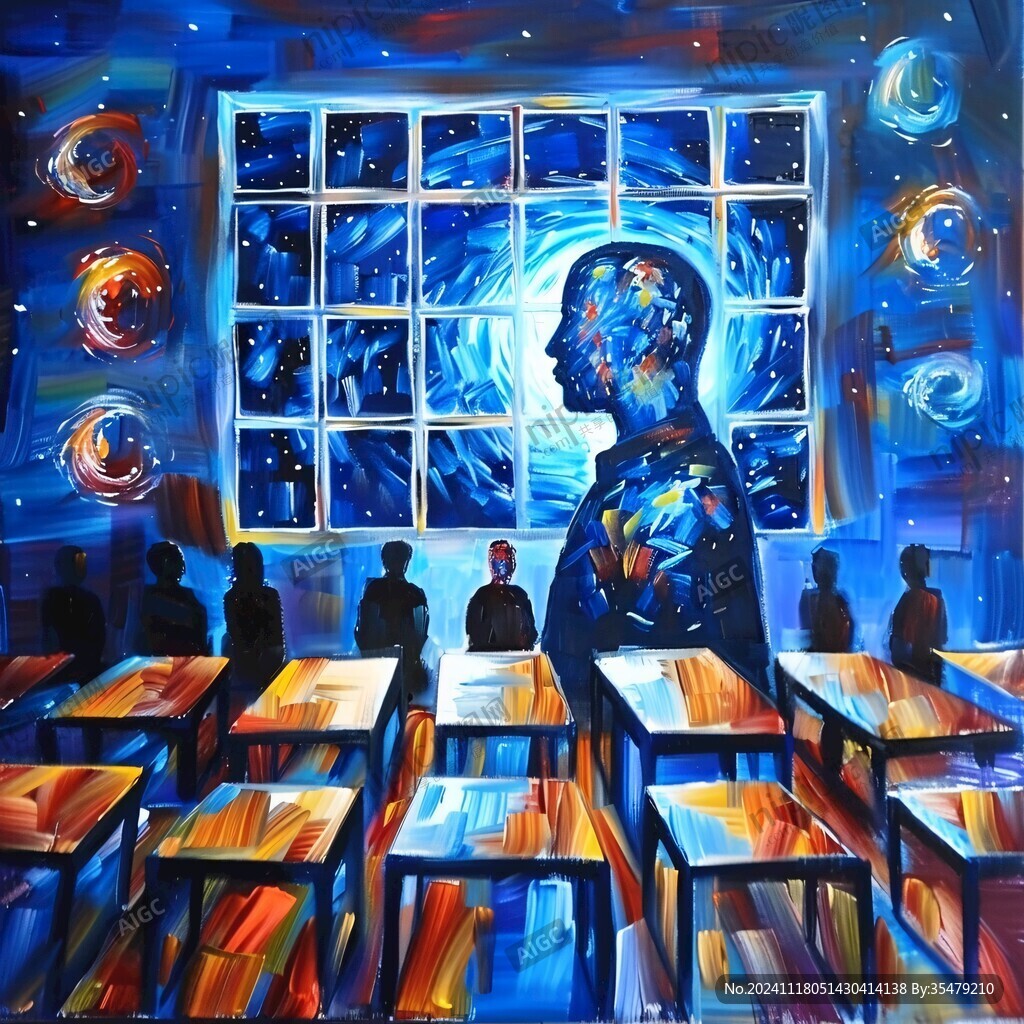 科幻油畫油彩