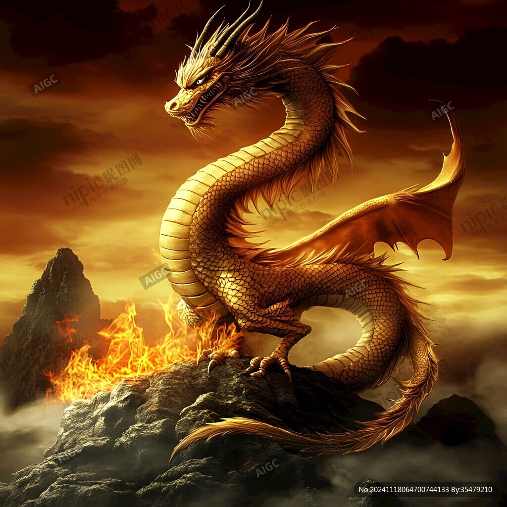 大氣中國龍