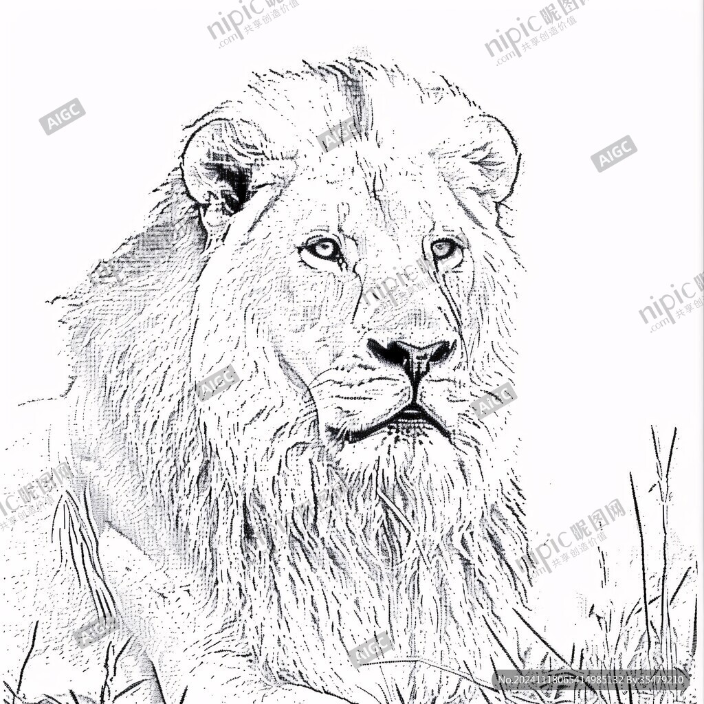 獅線稿