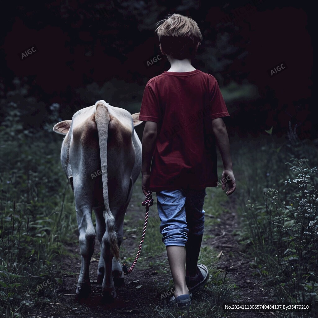 放牛的少年