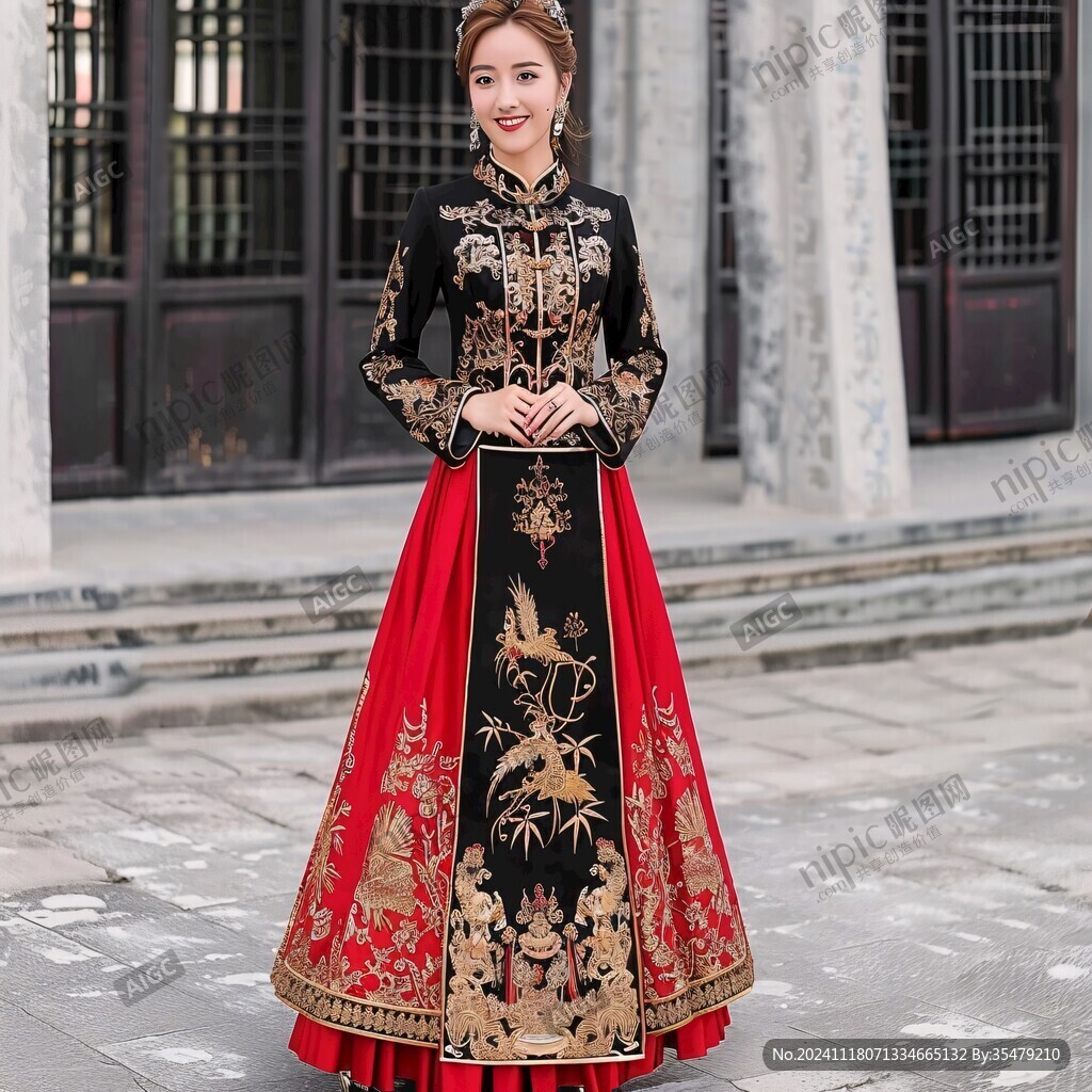 秀禾喜服喜褂褂裙
