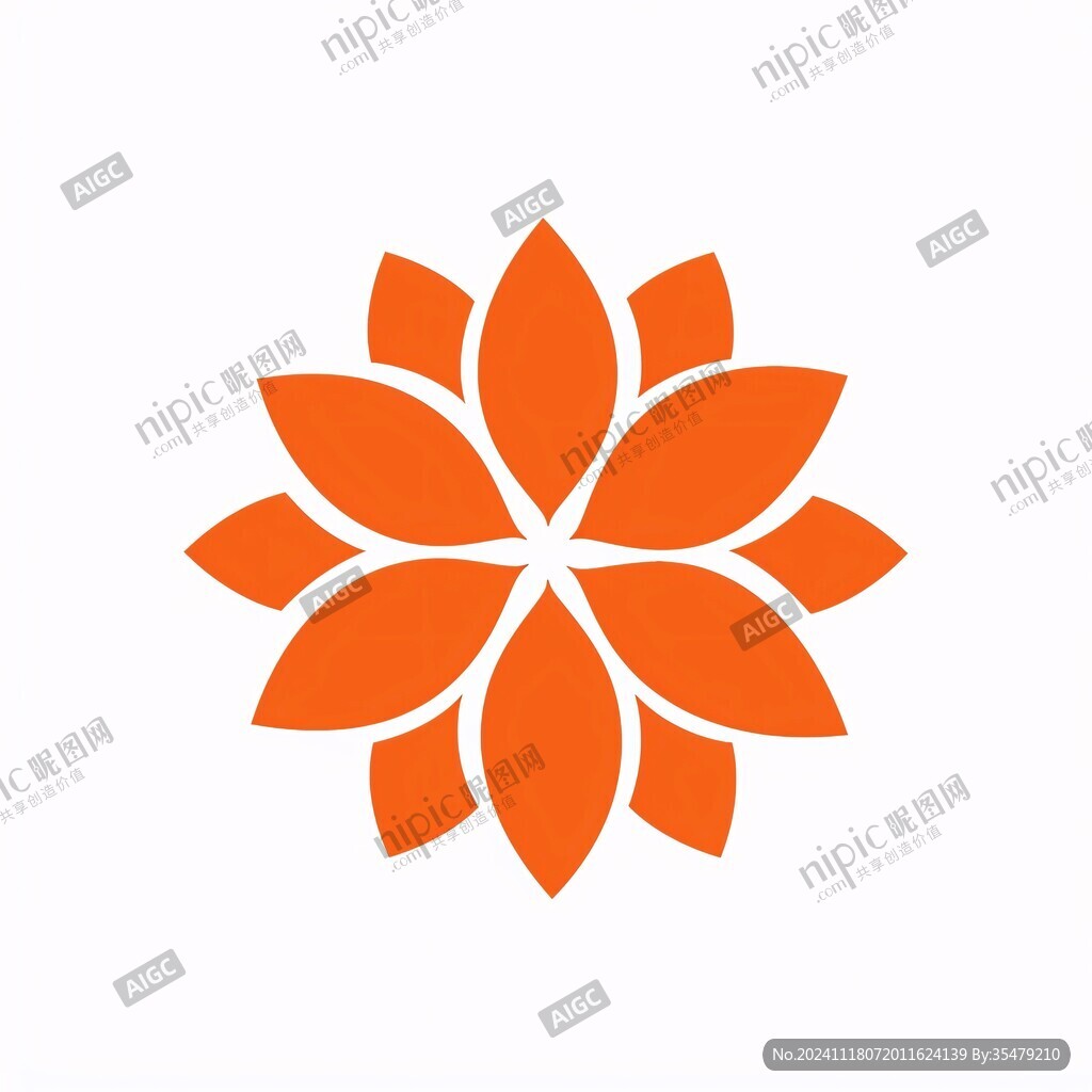 花朵花瓣logo標志