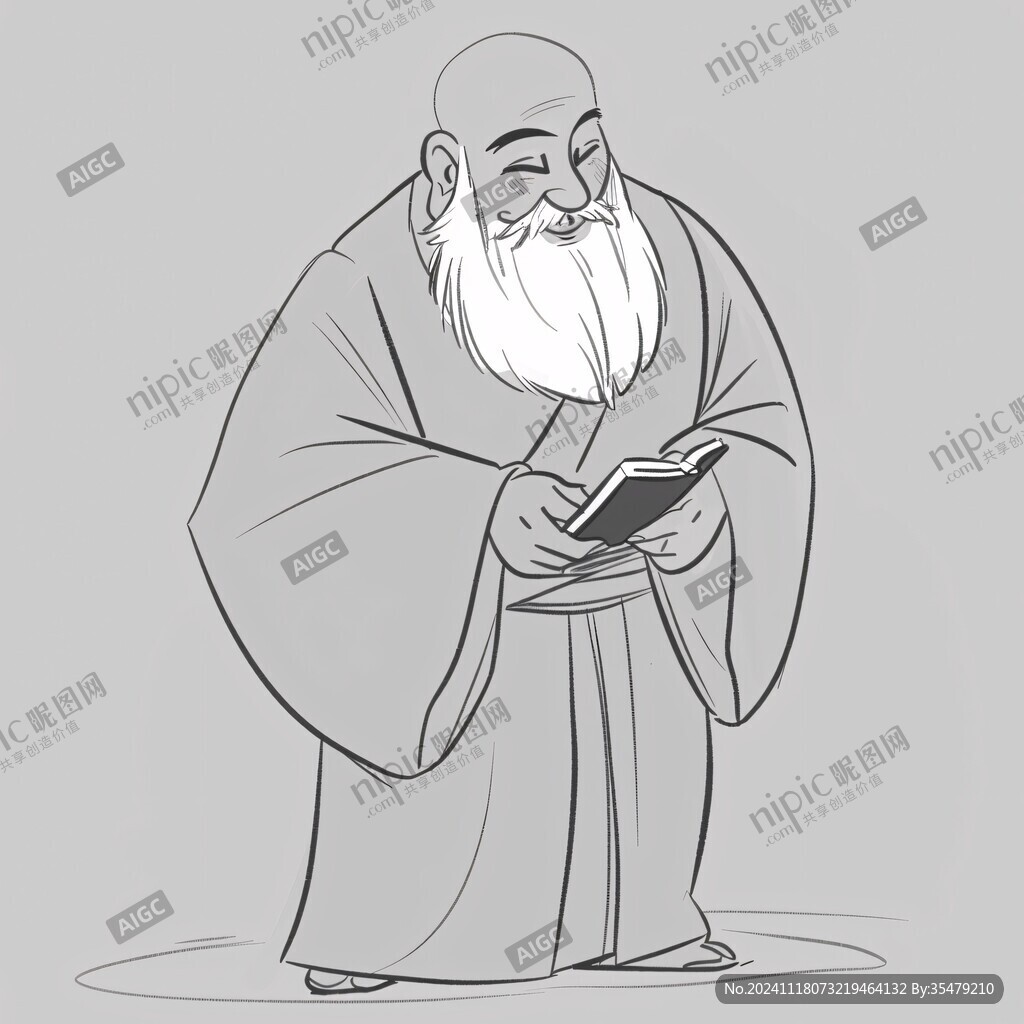 智者學者插畫