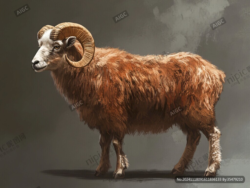 阿爾巴斯羊插畫