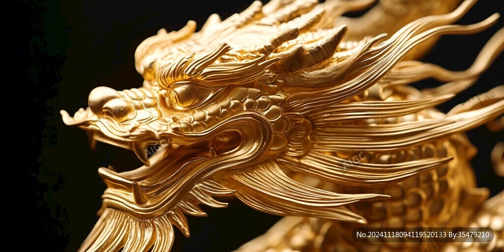金龍擺件