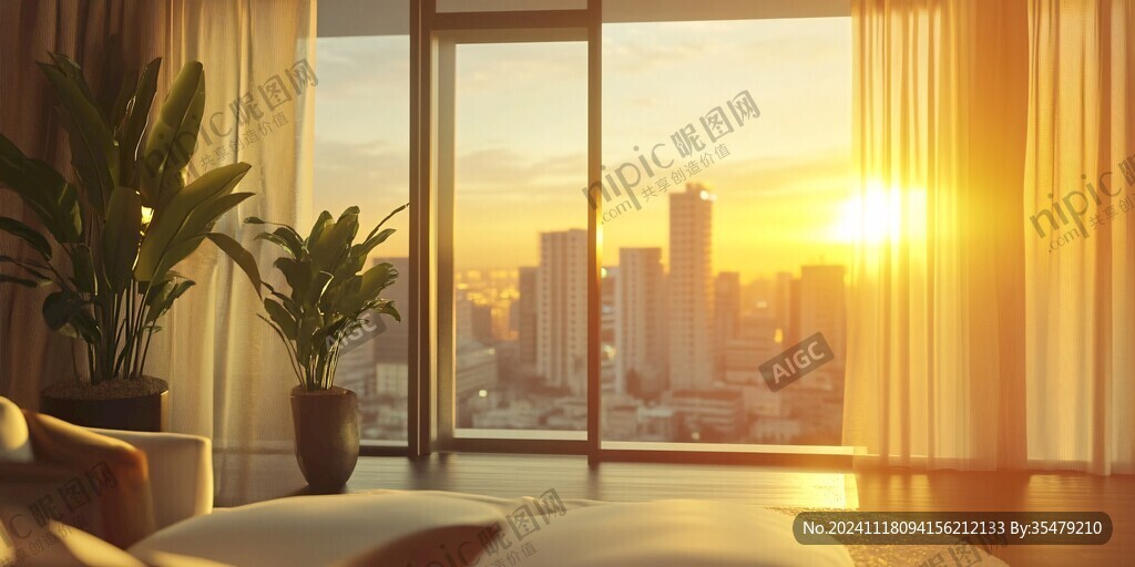 窗外暖陽