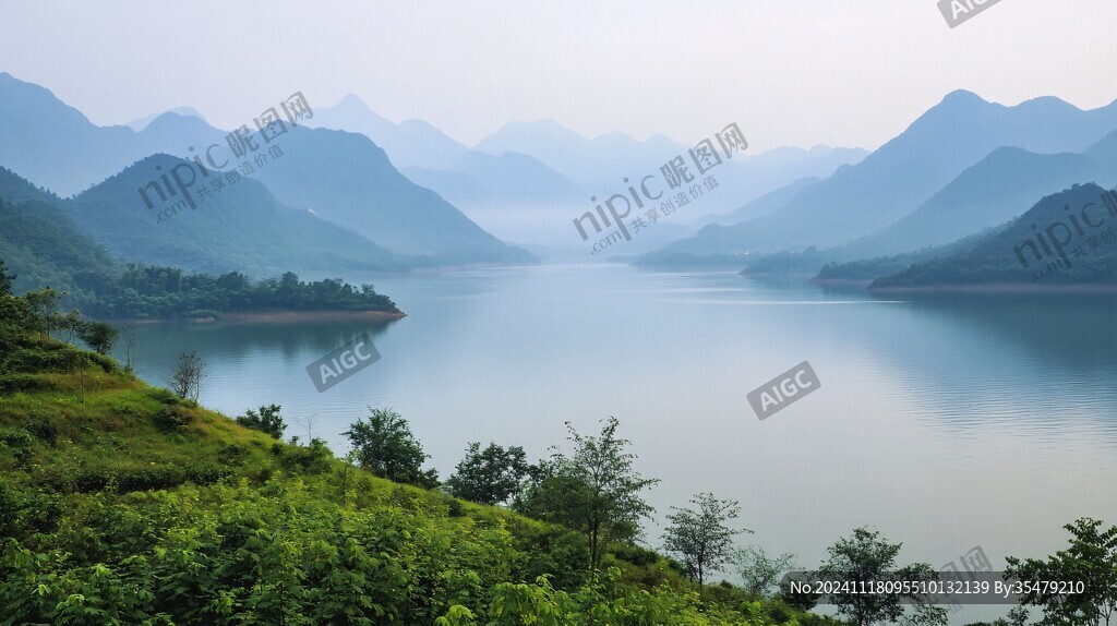 巴馬湖庫風(fēng)光