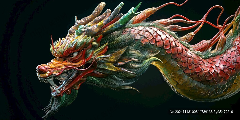 龍包裝插畫