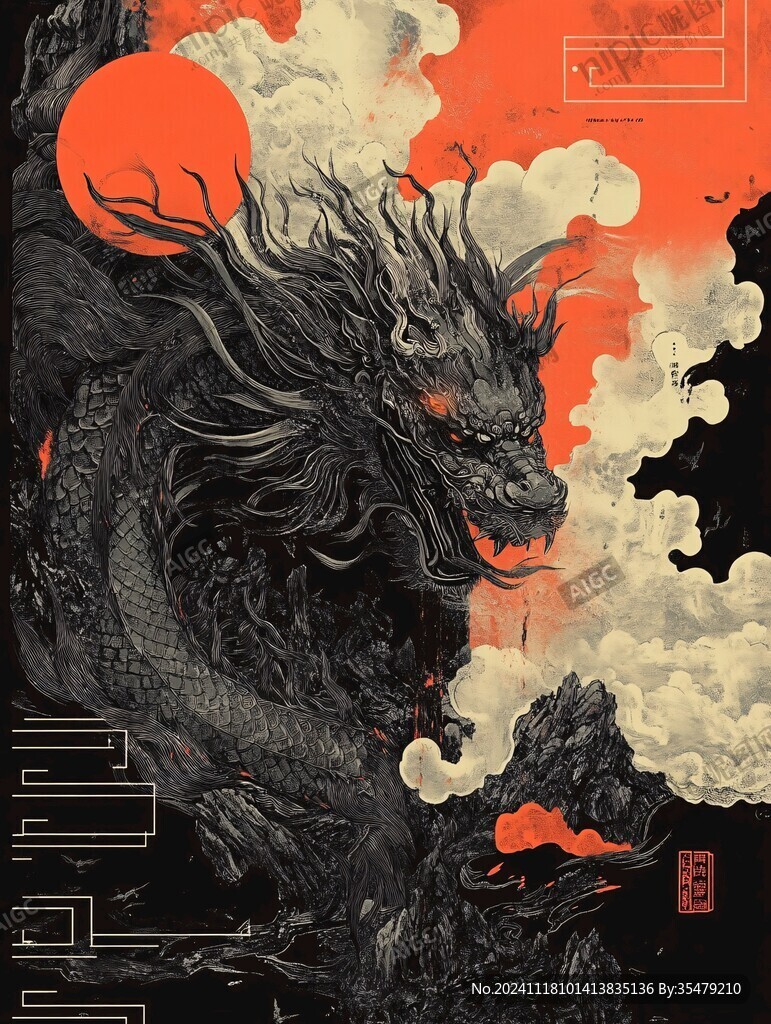 龍年系列插畫
