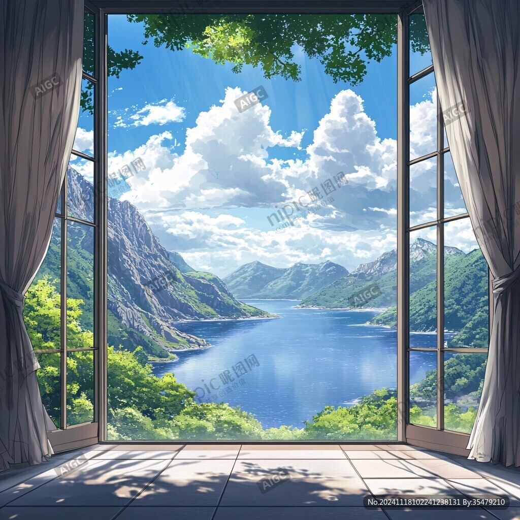 3d窗外美景