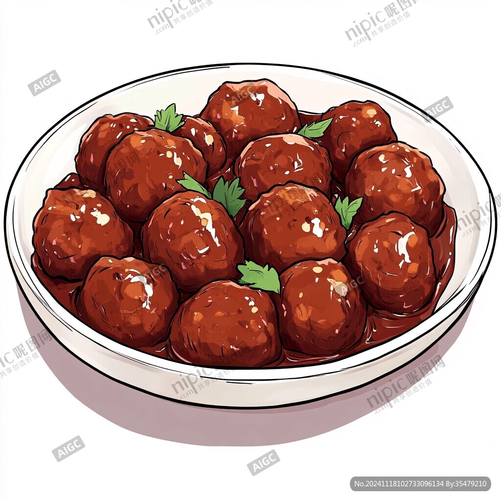 鹵鵪鶉蛋插畫