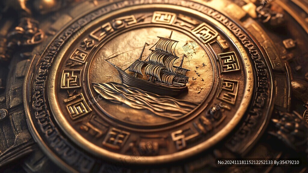 古代航海立式磁羅經