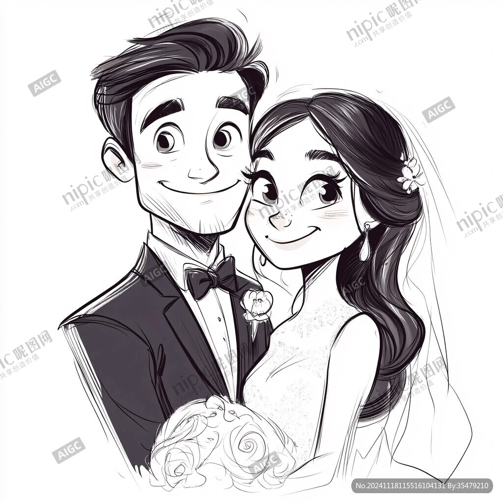 婚禮q版人像